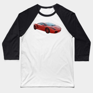 Lamborghini - Red - Exotic Cars Baseball T-Shirt